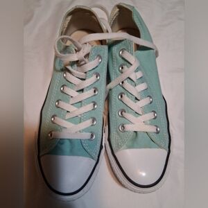 Converse All Star Tiffany Blue Low Top Sneakers Chuck Taylor Men’s 5 , Women 7